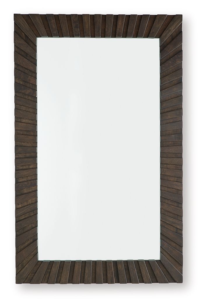 Advin - Dark Brown - Accent Mirror