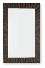 Advin - Dark Brown - Accent Mirror