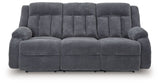 Observation - Steel - Reclining Power Sofa With Drop Down Table