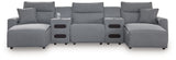 ModMax II - Salt And Pepper - Reclining Sectional