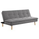 Scout - Upholstered Tufted Convertible Sofa Bed - Grey