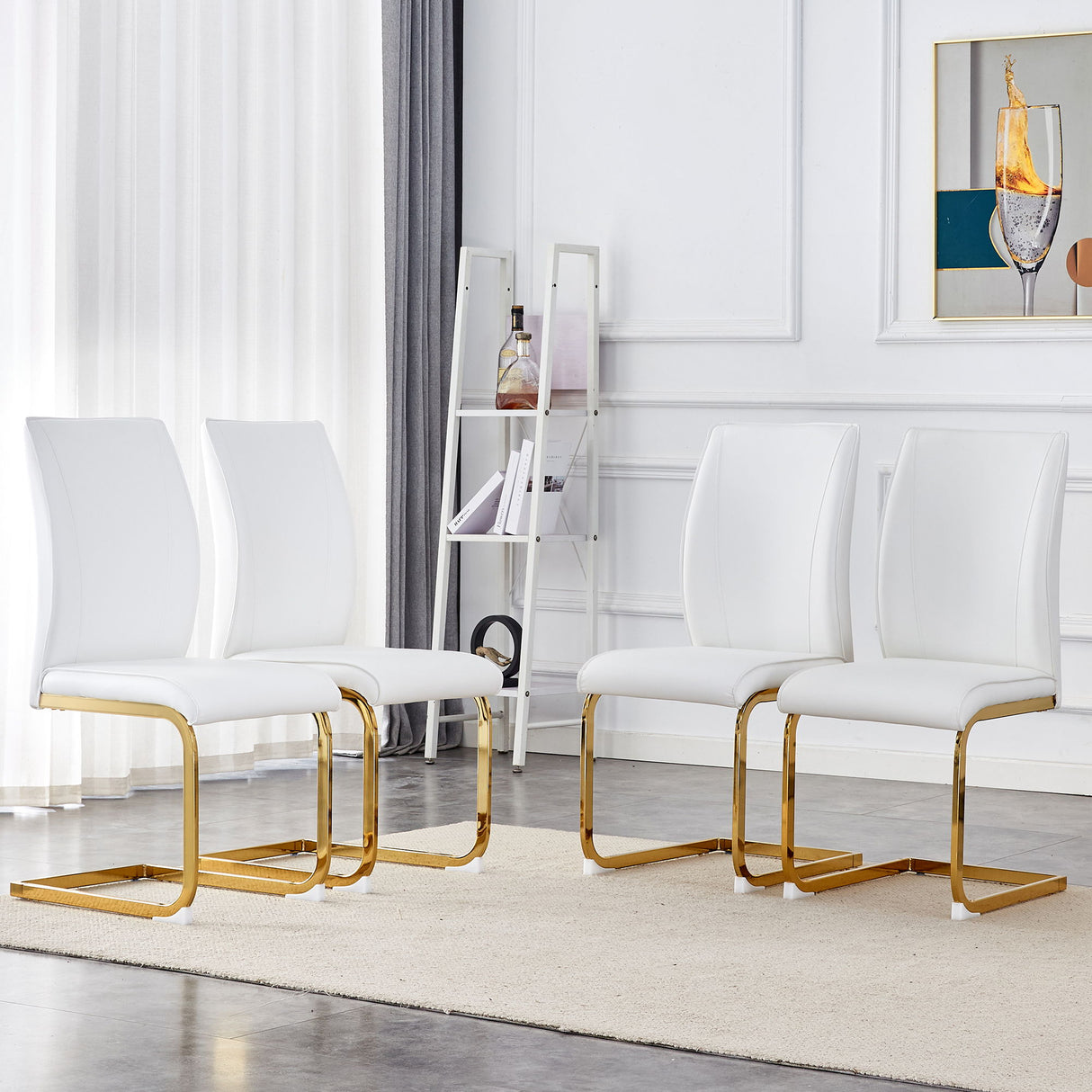 Luxury Simple Arch Chair With Arched Leg
