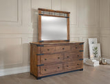Parota - Mirror - Cinnamon Brown