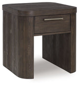 Neo - Rich Brown - Square End Table
