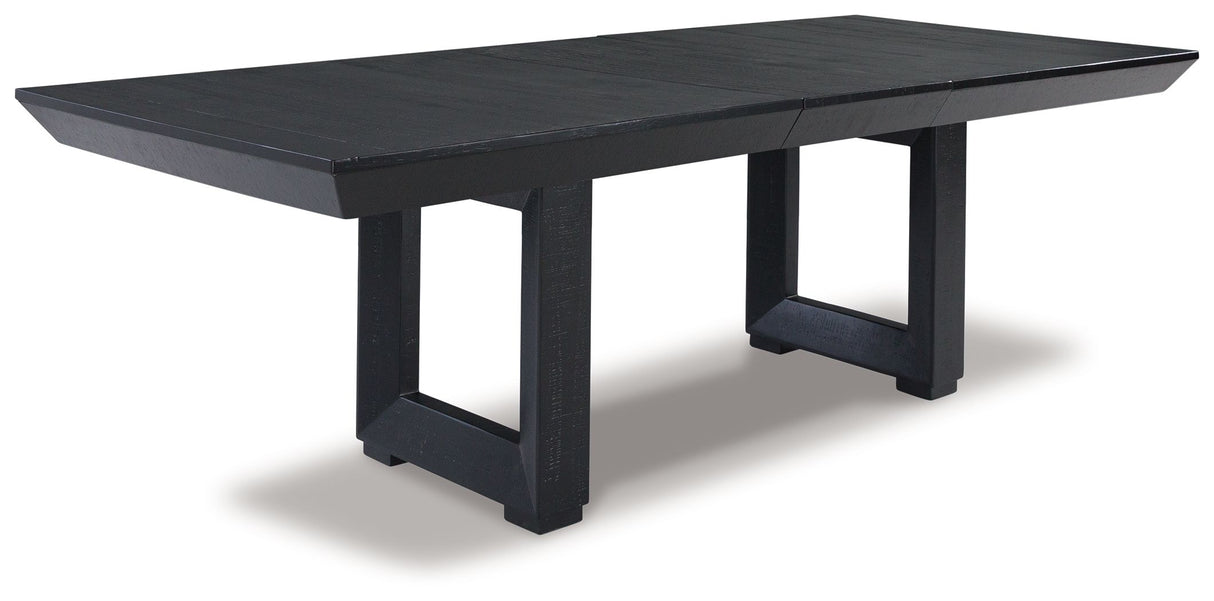 Londer - Black - Rectangular Dining Room Ext Table