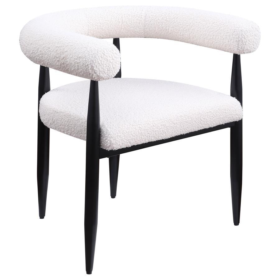 Dunmore - Boucle Upholstered Dining Arm Chair (Set of 2)