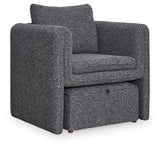 Vreni - Charcoal / Black - Accent Chair