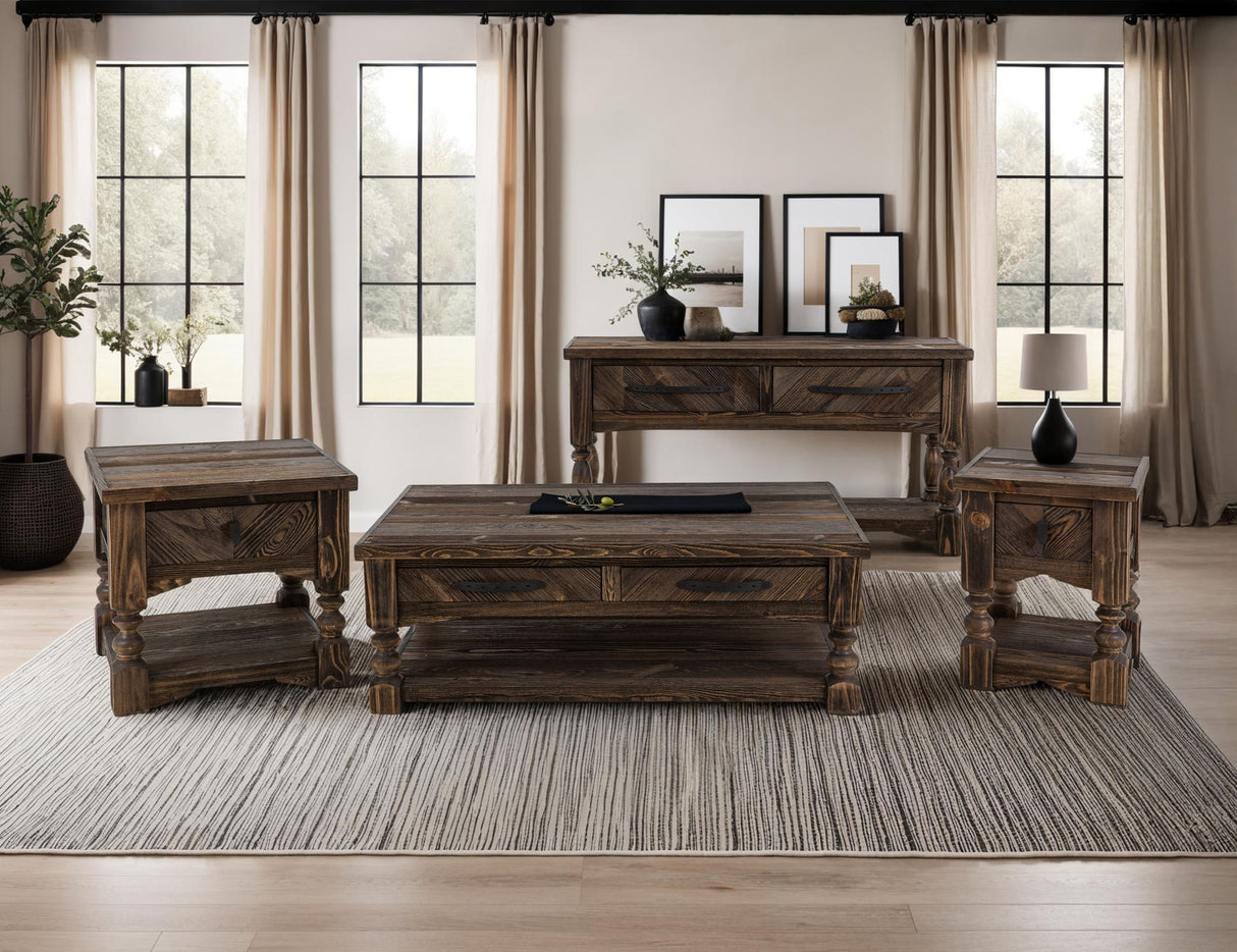 Dutton - Table - Caramel Brown