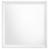 Janelle - Rectangular Dresser Mirror - White