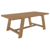 Sharon - Rectangular Trestle Base Dining Table Set