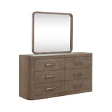 South Bend - Dresser & Mirror - Brown