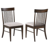Everton - Wood Dining Side Chair (Set of 2) - Dark Walnut