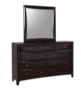 Phoenix - Square Dresser Mirror - Deep Cappuccino