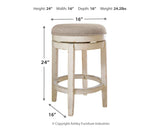 Realyn - Uph Swivel Stool