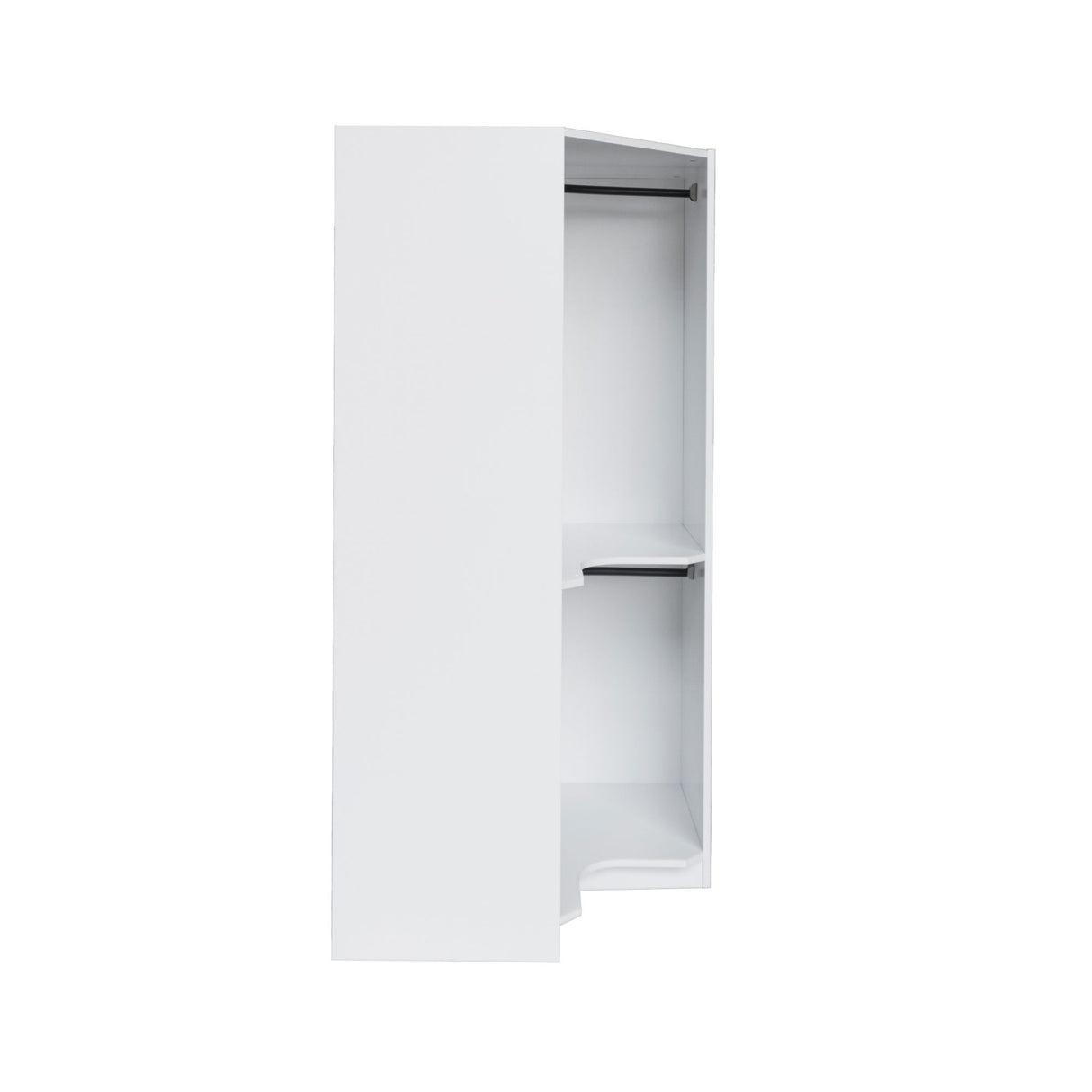 Polygon - Corner Wardrobe - White