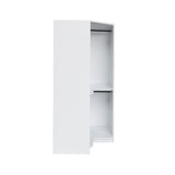 Polygon - Corner Wardrobe - White