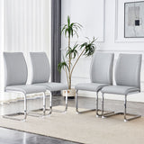 Luxury Simple Arch Chair, High Resilience With Metal Legs