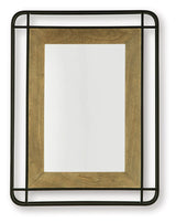 Beelman - Black / Brown - Accent Mirror