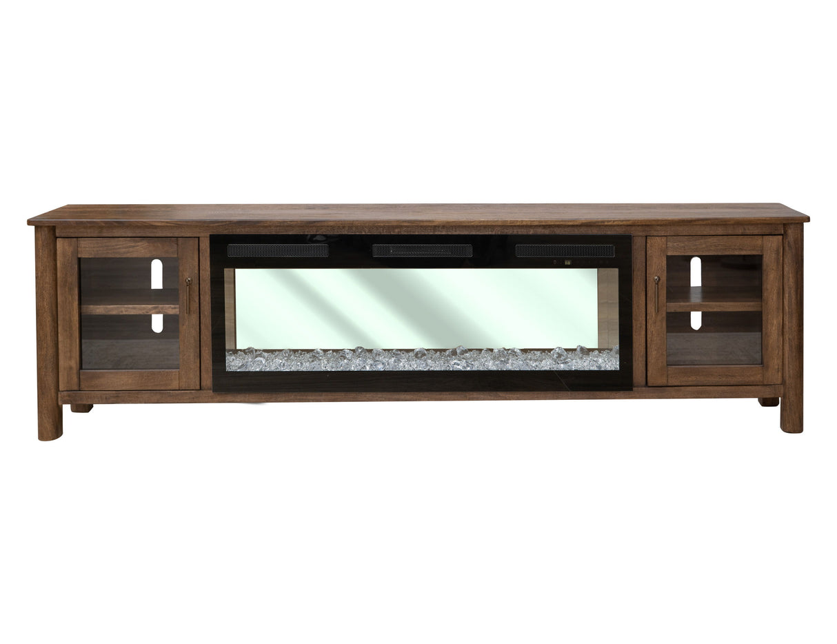 Olimpia - Electric Fireplace - Light Brown