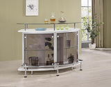 Gideon - Curved Glass Top Home Cabinet