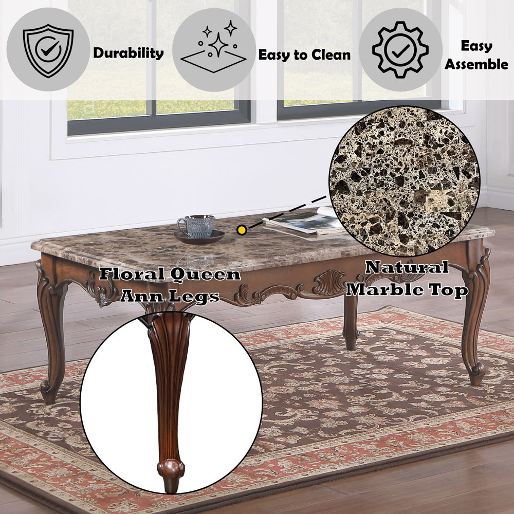 Nayla - Coffee Table - Natural Cherry