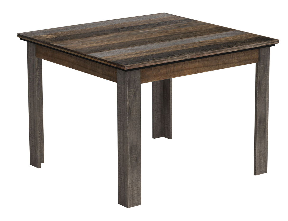 Loft Brown - 42" Table - Two Tone Gray / Brown