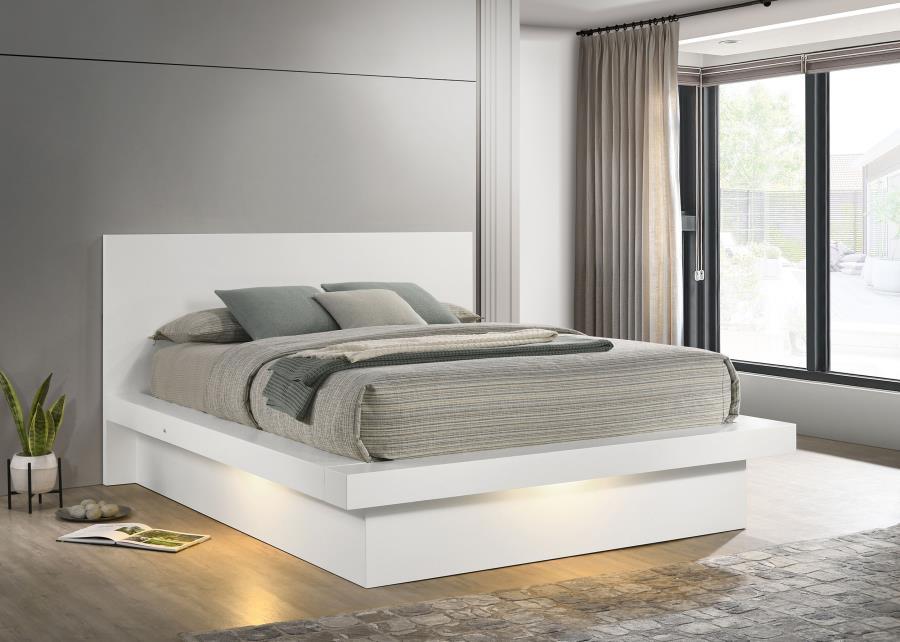 Jessica - Platform Bed with Rail Seating
