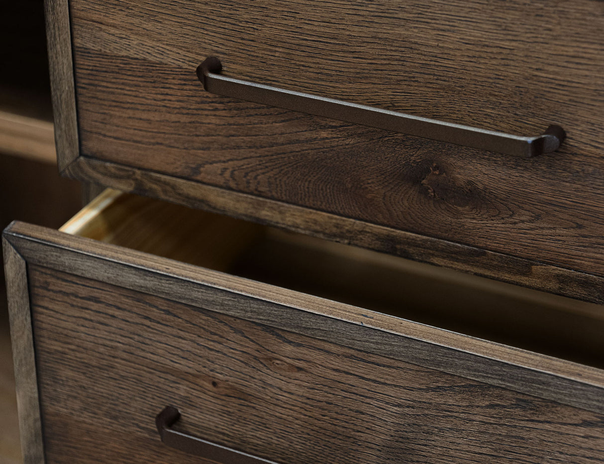 Novus Lodge - Nightstand - Walnut Brown