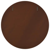 Dexter - Round Reeding Frame Wall Mirror - Brown