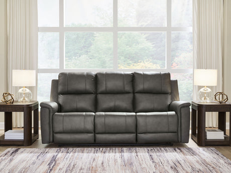 Bleckley - Anchor - Power Reclining Sofa With Adjustable Headrest