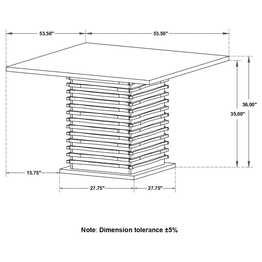 Stanton - Square Counter Table - Black