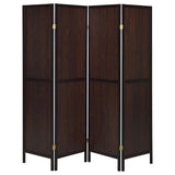 Deepika - 4-Panel Solid Design Folding Screen