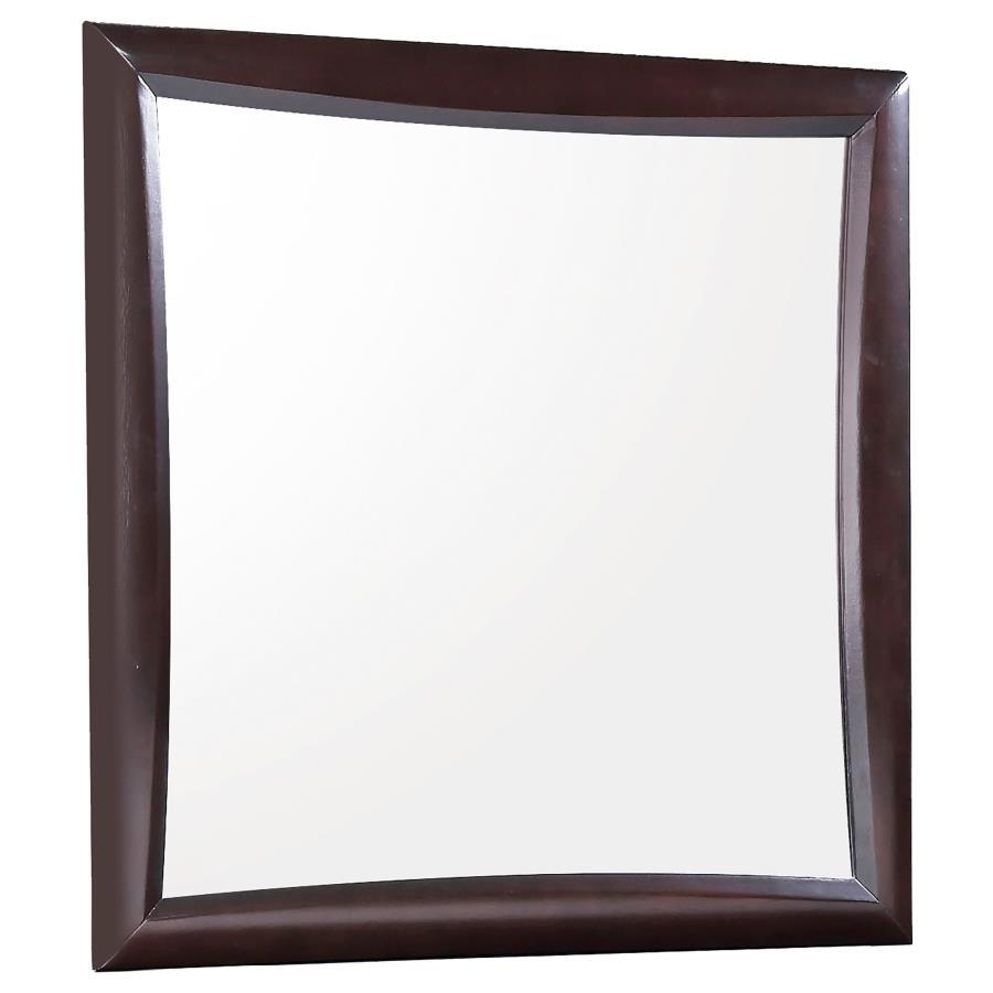 Phoenix - Square Dresser Mirror - Deep Cappuccino