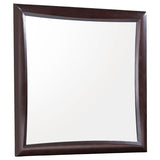 Phoenix - Square Dresser Mirror - Deep Cappuccino