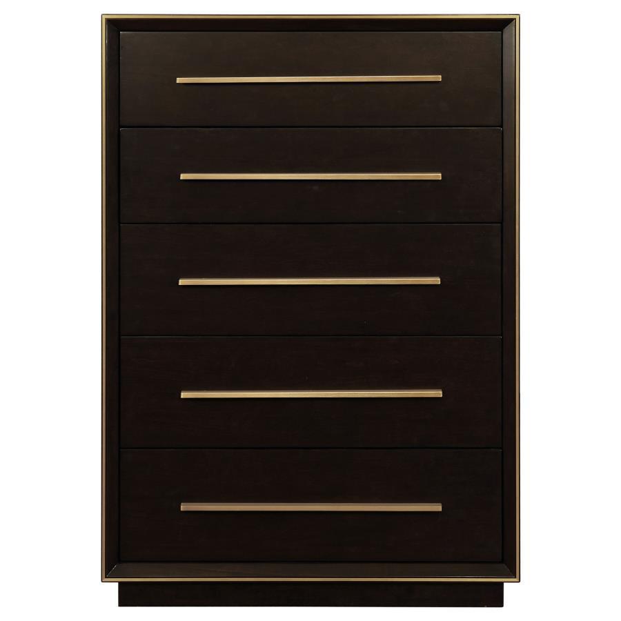 Durango - 5-Drawer Chest - Smoked Peppercorn