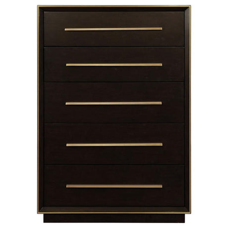 Durango - 5-Drawer Chest - Smoked Peppercorn