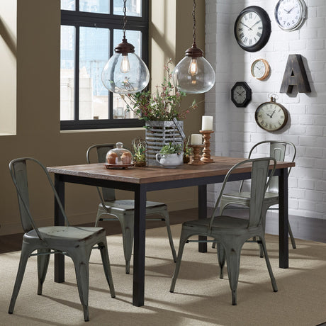 Vintage Series - Bow Back Side Chair - Green