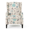 Westeros Wing Back Fabric Upholstered Recliner