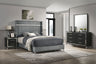 Lucia - Bedroom Set With Upholstered Wingback Panel Bed