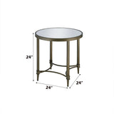 Aditya - End Table - Antique Brass