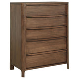 Maderia - 5-Drawer Chest Of Drawers - Walnut