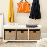 LONAN STORAGE BENCH/WHITE