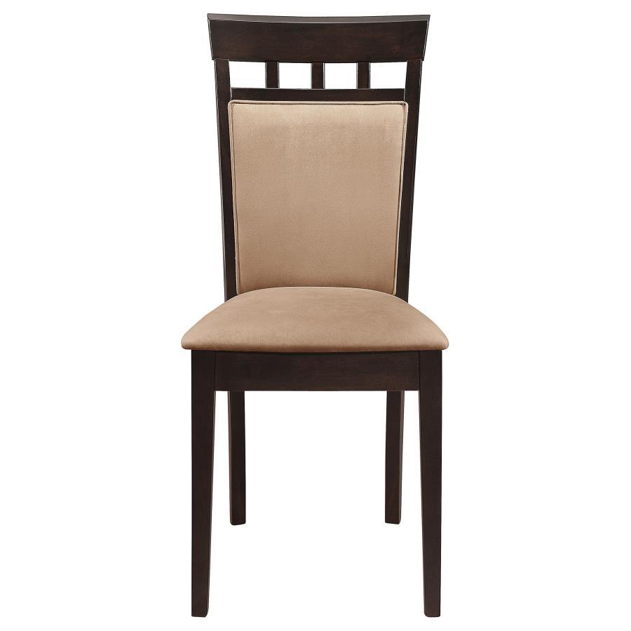 Gabriel - Upholstered Side Chairs (Set of 2) - Cappuccino And Tan