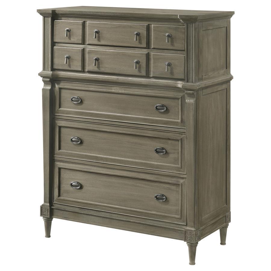 Alderwood - 5-Drawer Chest - French Gray