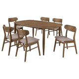 Dortch - Oval Solid Wood Dining Set