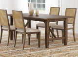 Matisse - Rectangular Dining Table With Removable Extension Leaf - Brown