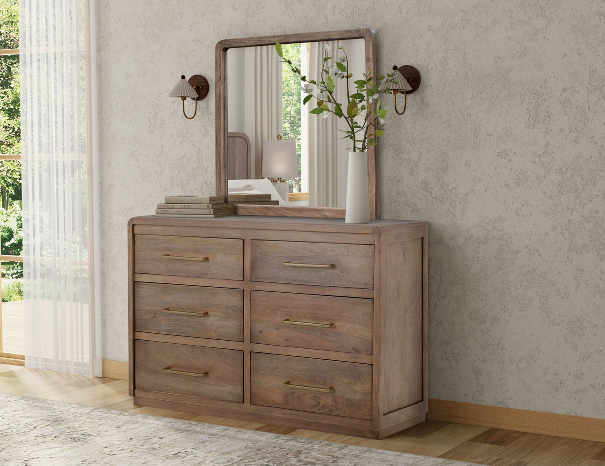 Mezquite - Mirror - Brown