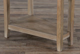Chair Side Table - Gray - Light Brown