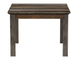 Loft Brown - 42" Table - Two Tone Gray / Brown
