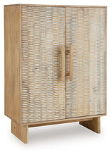 Dallinbury - Natural / White Wash - Accent Cabinet